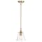 Nuvo Dover 1-Light Small Pendant Vintage Brass with Clear Glass 60/7410 - alternate 6